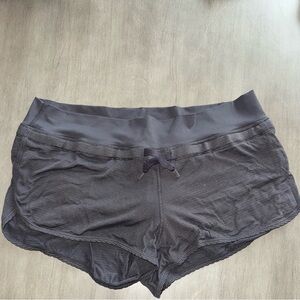 Black Lululemon shorts with Soft Stretchy Fabric